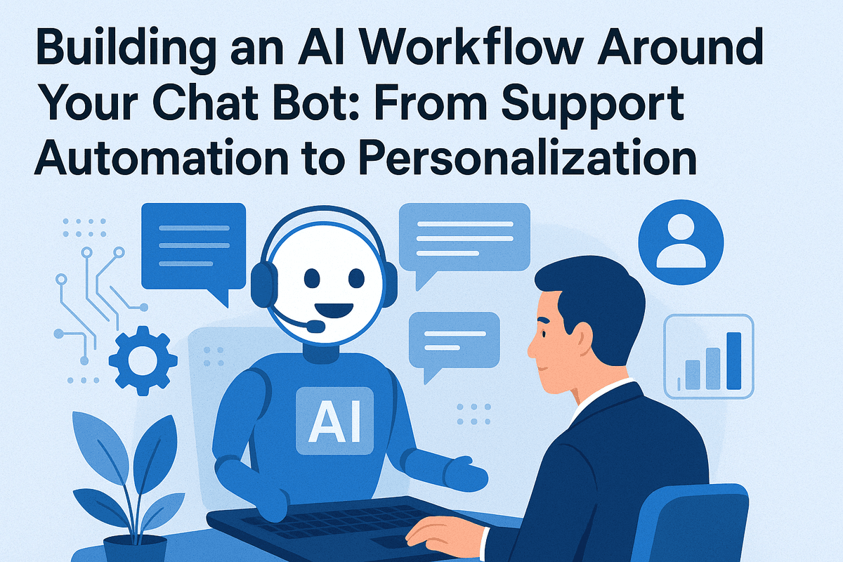 Building an AI Workflow Around Your Chat Bot: From Support Automation to Personalization