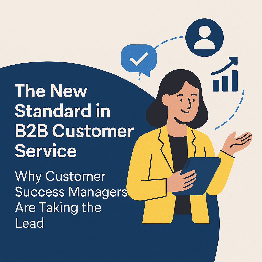 The New Standard in B2B Customer Service: Why Customer Success Managers Are Taking the Lead