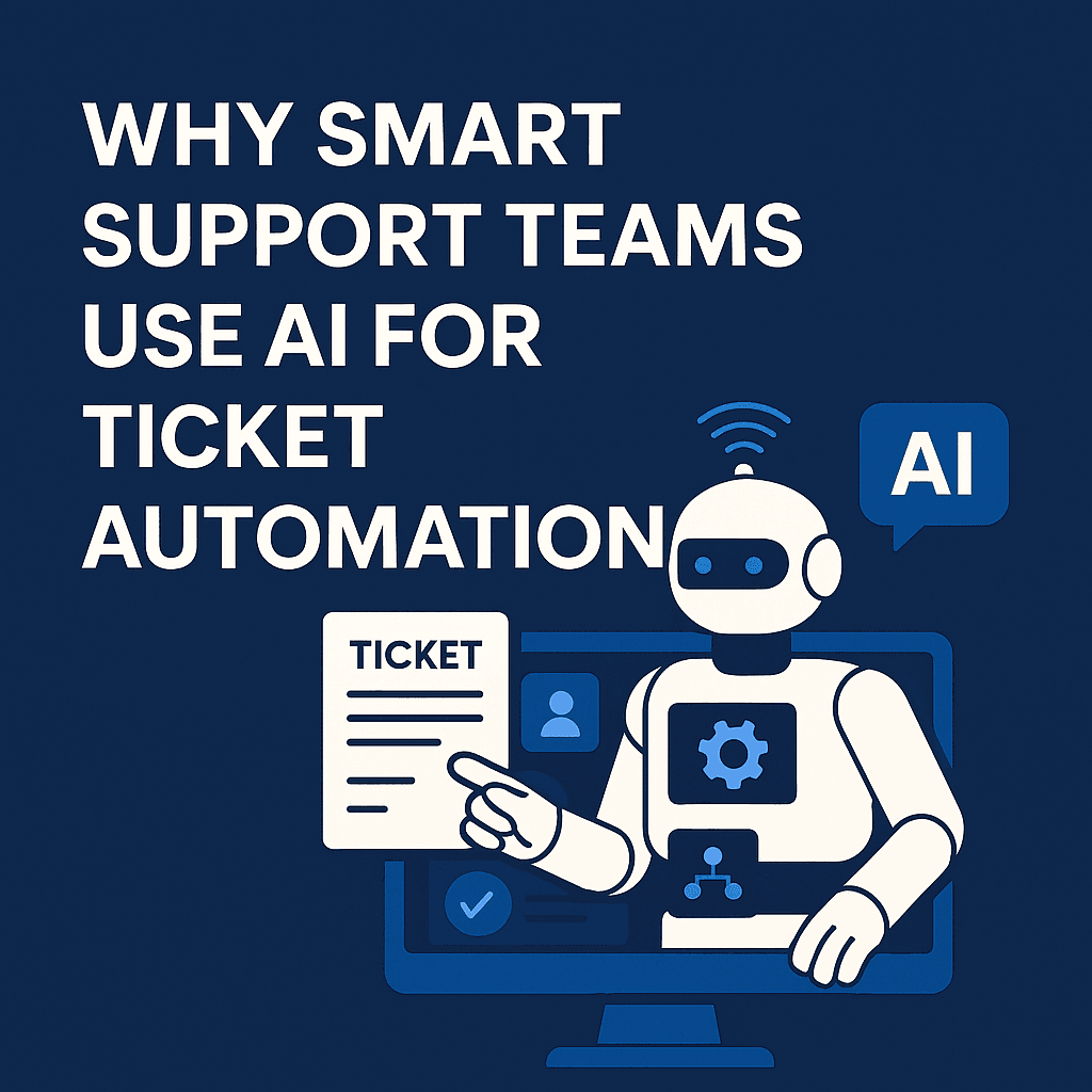 Why Smart Support Teams Use AI for Ticket Automation