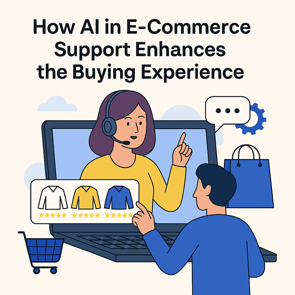 How AI in E-Commerce Support Enhances the Buying Experience