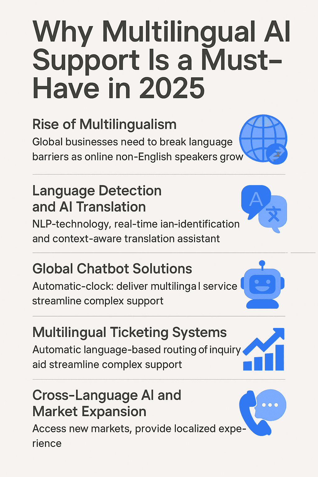 Why Multilingual AI Support Is a Must-Have in 2025